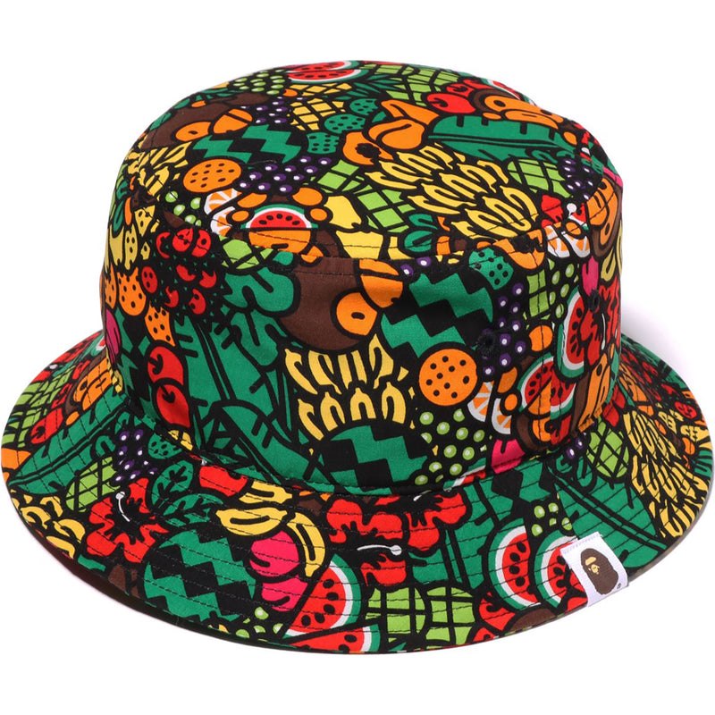 Kids\' Bape Baby Milo Tropical Bucket Hat Caps Multi USA | CM6623063