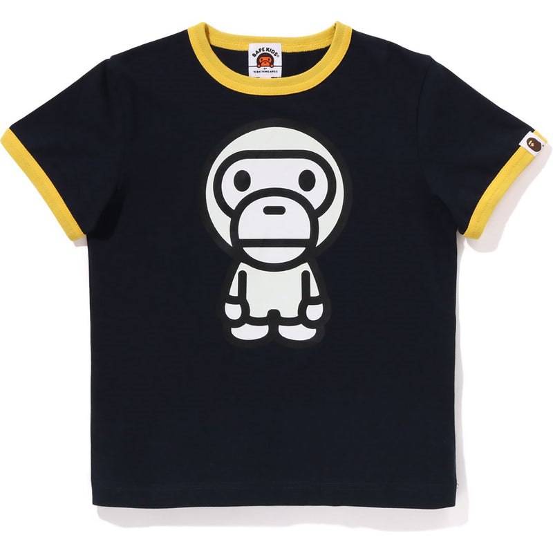 Kids\' Bape Baby Milo Uv Print Tee Cut And Sewn Navy USA | WG4488248