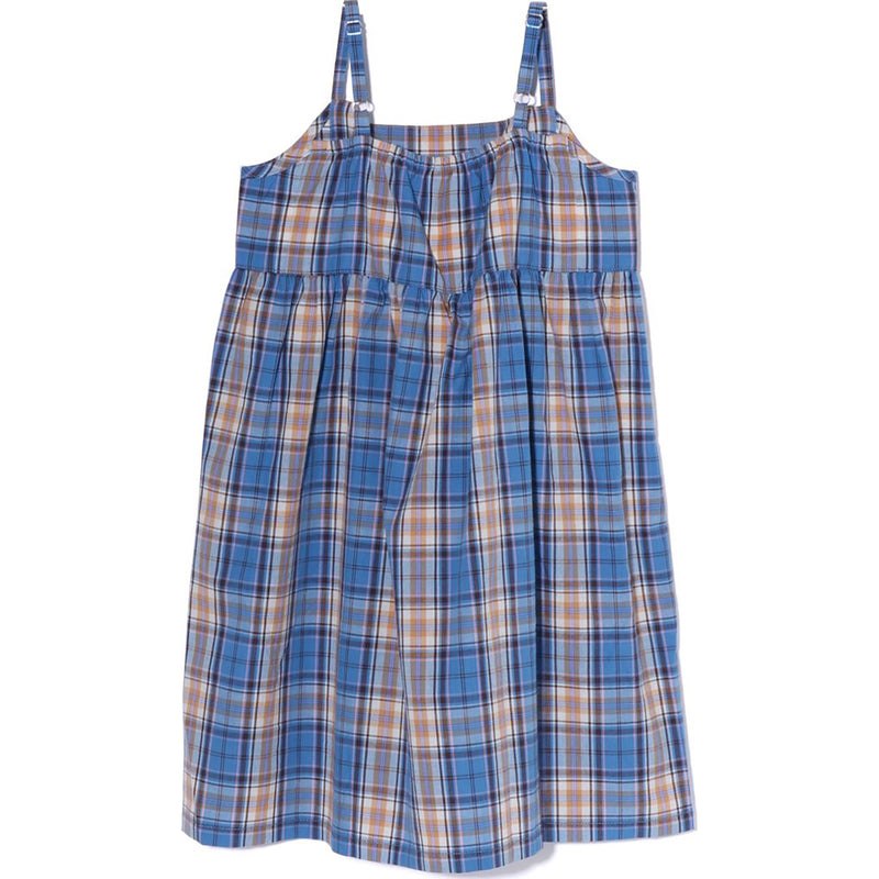 Kids' Bape Check Baby Milo Camisole Onepiece Dress Blue USA | LW9993293