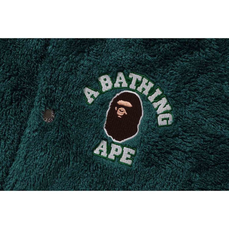 Kids' Bape College Boa Varsity Jacket Jackets Green USA | RB8222122