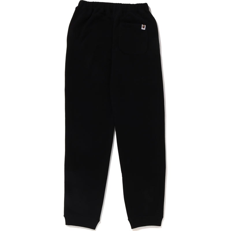 Kids' Bape College Embroidery Sweat Pants Relaxed Fit Pants Black USA | YZ0939899