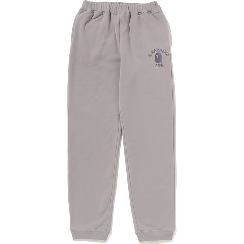 Kids\' Bape College Embroidery Sweat Pants Relaxed Fit Pants Grey USA | DP6246826