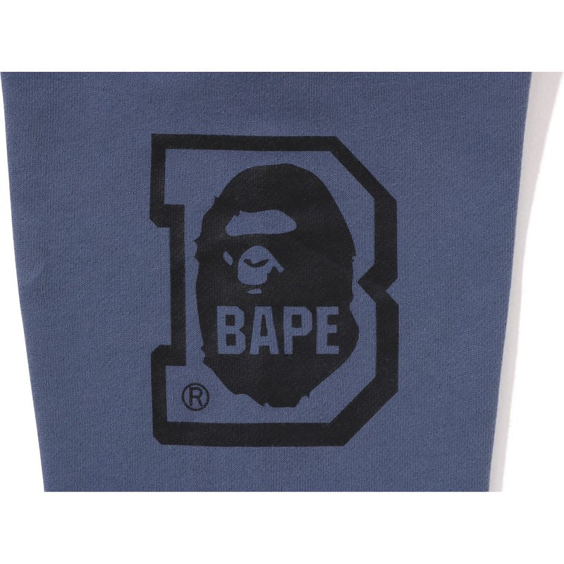 Kids' Bape College Logo Pattern Loose Fit Crewneck Sweatshirts Grey USA | XV0173613