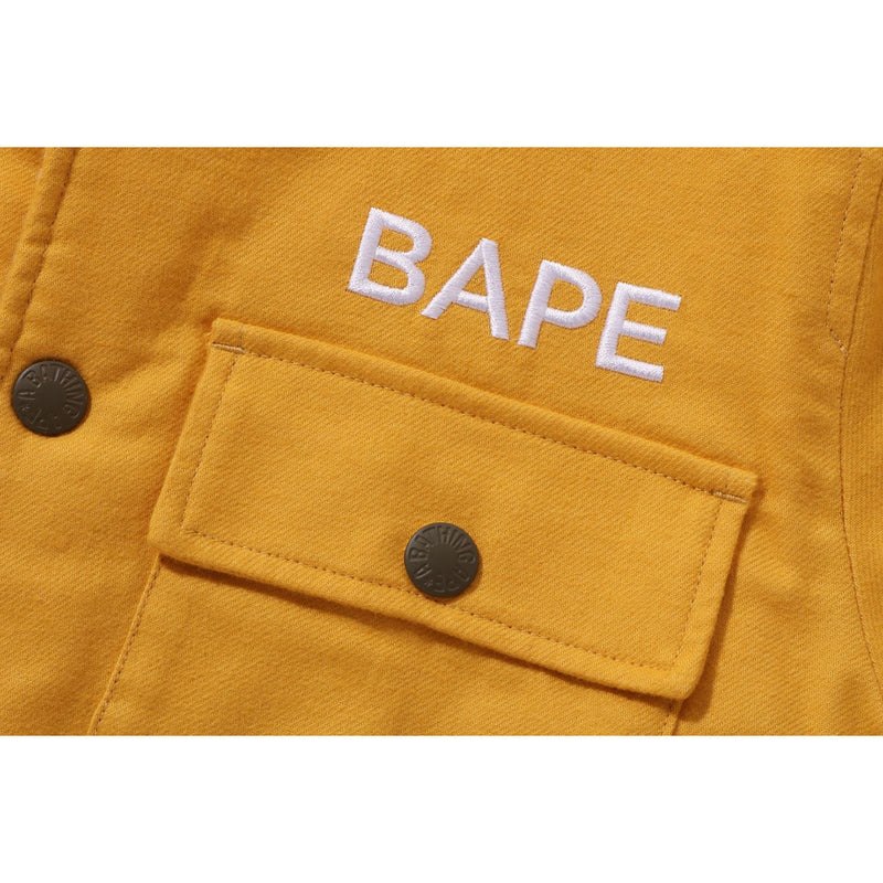 Kids' Bape College Patch Jacket Jackets Yellow USA | RC2836486