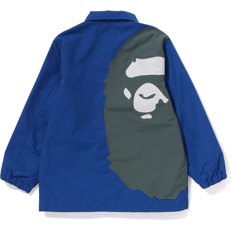 Kids' Bape Giant Ape Head Coach Jacket Jackets Blue USA | GK3628468