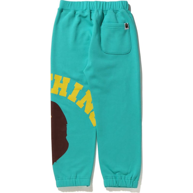 Kids' Bape Giant College Sweat Pants Pants Green USA | YR1277127