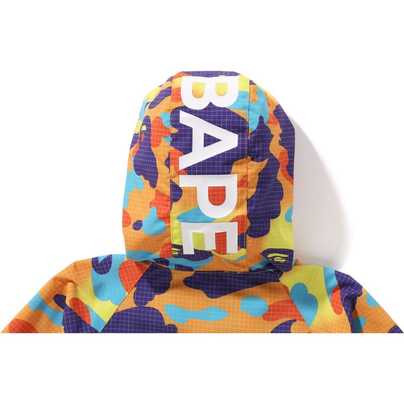 Kids' Bape Grid Camo Snowboard Jacket Jackets Purple USA | AD8021601