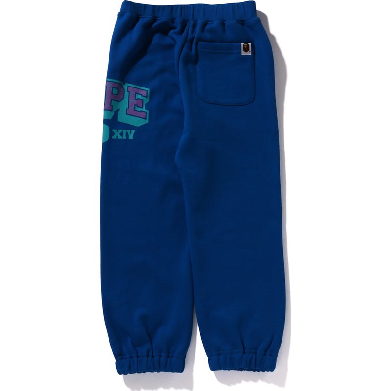 Kids' Bape Line Camo Sweat Pants Relaxed Fit Pants Blue USA | RG3834184