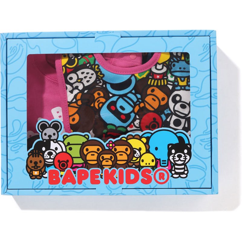 Kids' Bape Milo All Safari Baby Gift Set Gift Set Pink USA | ZP1359239