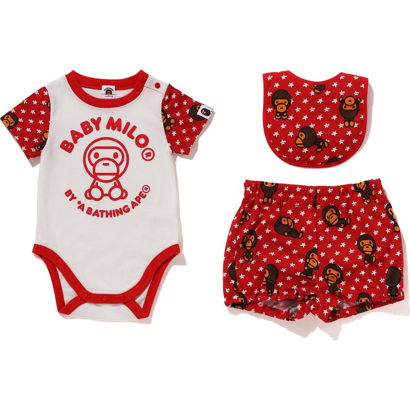 Kids\' Bape Milo Pose Sta Baby Milo 3piece Set Gift Set Red USA | NT0500350