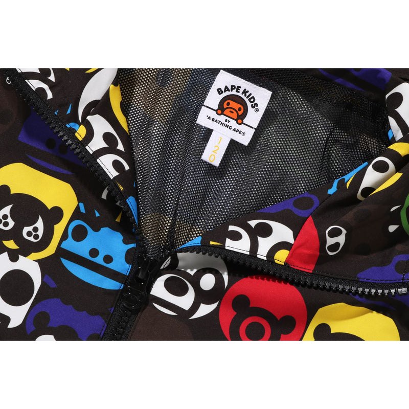 Kids' Bape Milo Safari Block Hoodie Jacket Hoodie Multicolor USA | HP5104114