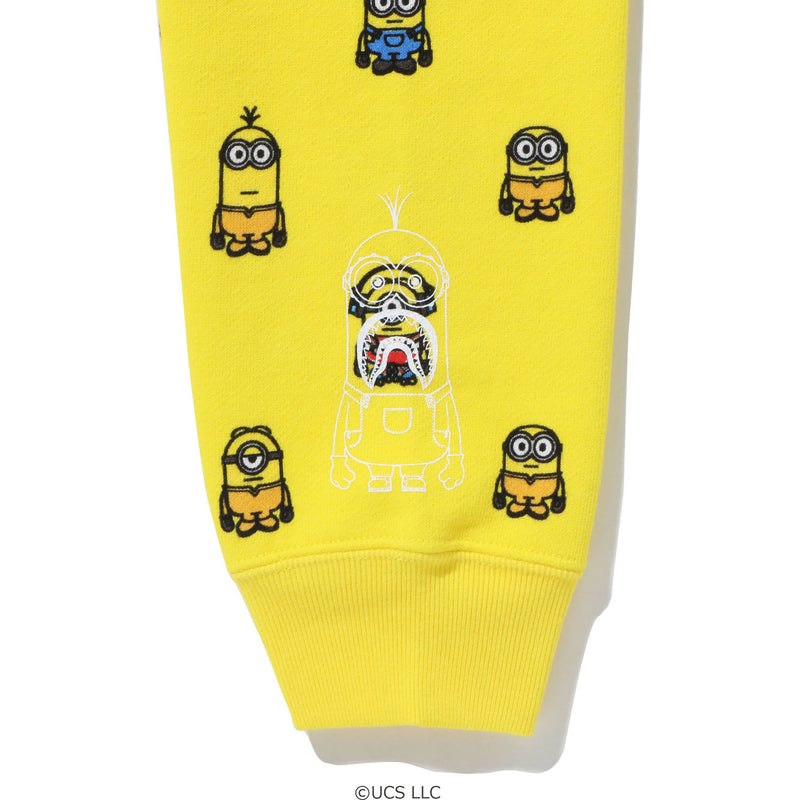 Kids' Bape Minions Shark Zip Hoodie Hoodie Yellow USA | VW7754574