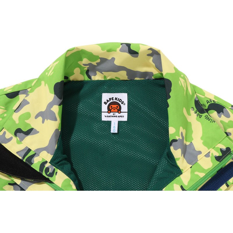 Kids' Bape Woodland Camo 4way Hoodie Jacket Hoodie Green USA | HH1361231