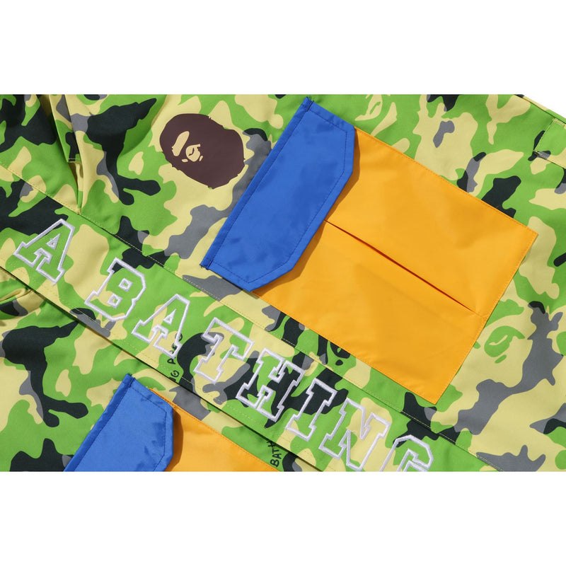 Kids' Bape Woodland Camo 4way Hoodie Jacket Hoodie Green USA | HH1361231