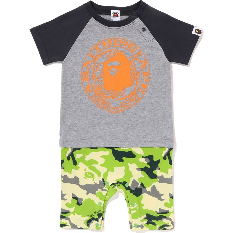 Kids\' Bape Woodland Camo Fishing Rompers Underwear Grey USA | SP6120310