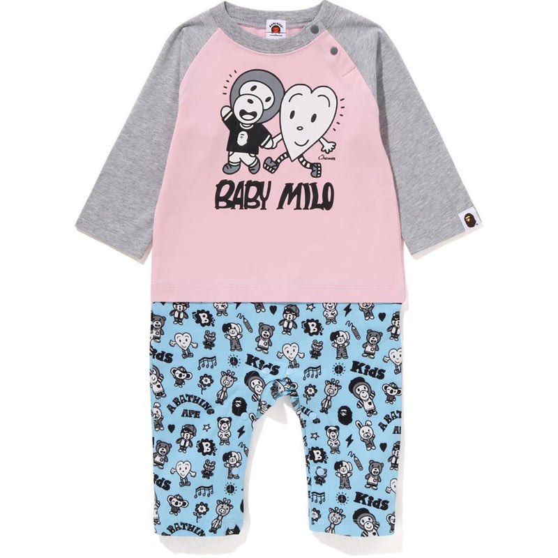 Kids\' Bape X Chocomoo Milo Friends Rompers Pake Set Underwear Pink USA | OS8306436