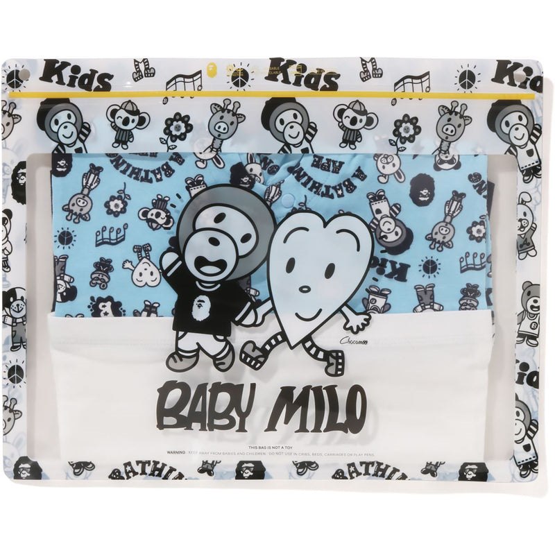 Kids' Bape X Chocomoo Milo Friends Rompers Pake Set Underwear White USA | OW3107717