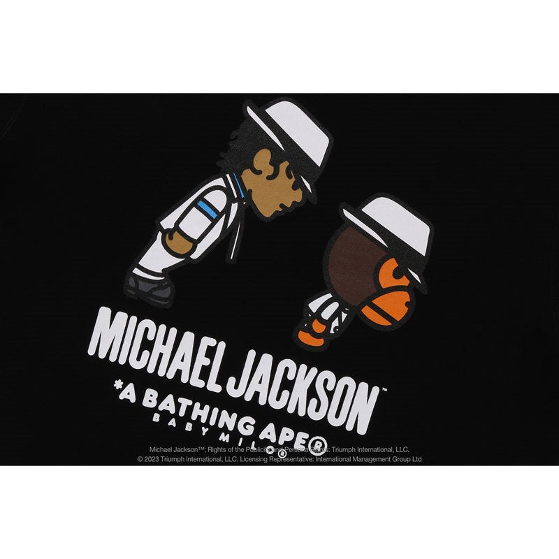 Kids' Bape X Michael Jackson Baby Milo Crewneck Sweatshirts Black USA | MJ4590250