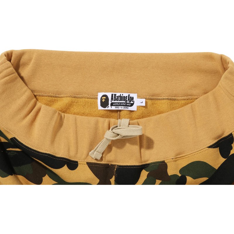 Men Bape 1st Camo Ape Head Patched Sweat Pants Pants Yellow USA | VQ9345435