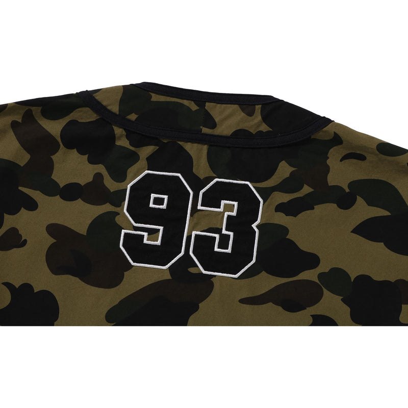 Men Bape 1st Camo Baseball Shirt Shirts Green USA | OX3204324