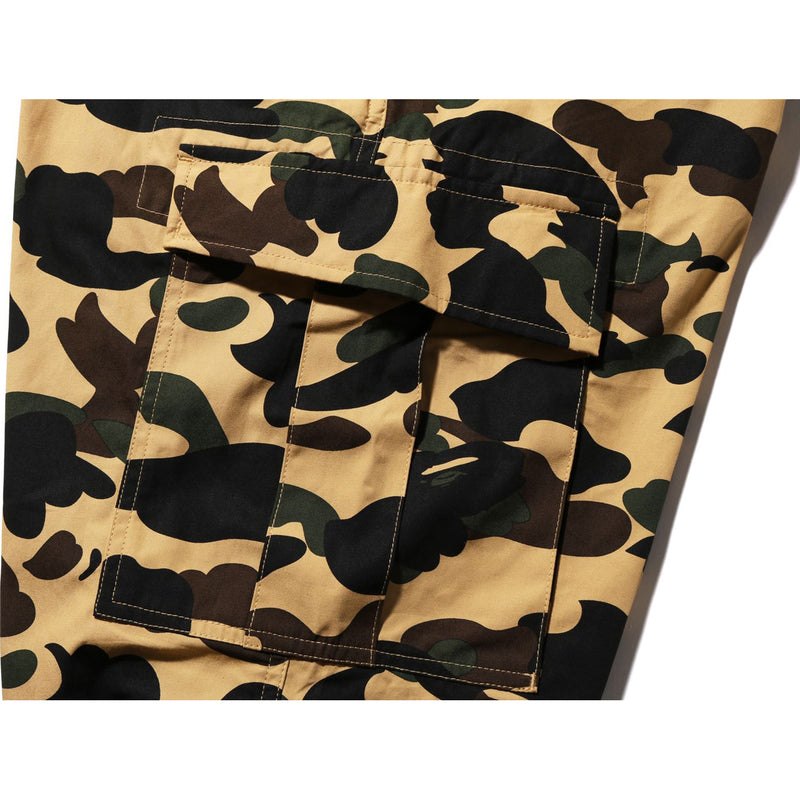 Men Bape 1st Camo Cargo Pants Pants Yellow USA | XA4937597