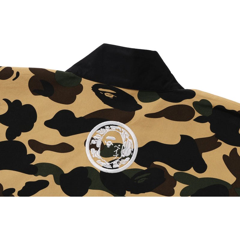 Men Bape 1st Camo Craft Man Reversible Jacket Jackets Yellow USA | ND7681061