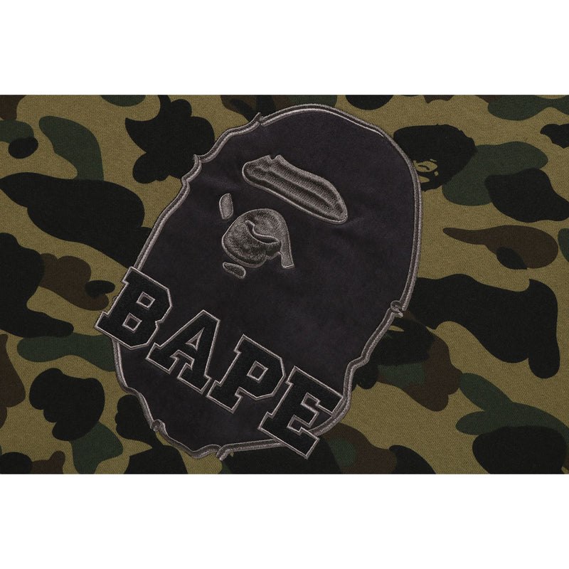 Men Bape 1st Camo Crewneck Sweatshirts Green USA | CZ9351531