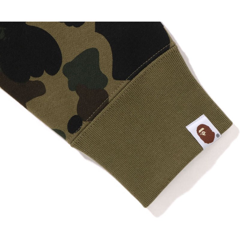 Men Bape 1st Camo Crewneck Sweatshirts Green USA | CZ9351531