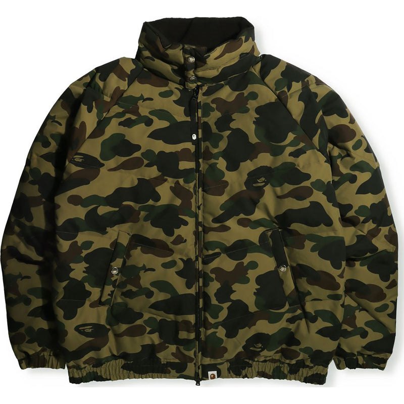 Men Bape 1st Camo Loose Fit Down Jacket Jackets Green USA | FC9879189