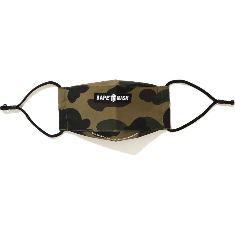 Men Bape 1st Camo Mask Accessories Green USA | OG8428048