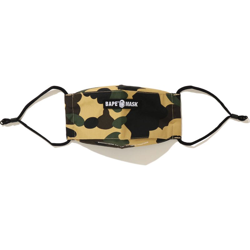 Men Bape 1st Camo Mask Accessories Yellow USA | HY4865185