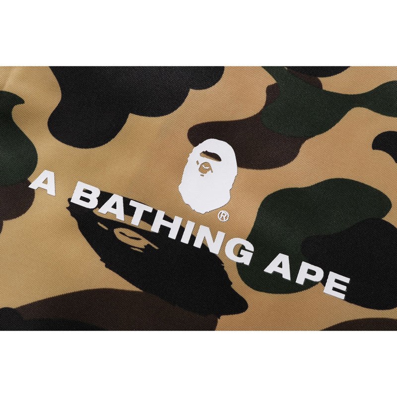 Men Bape 1st Camo Nylon Twill Coach Jacket Jackets Yellow USA | AA6205625