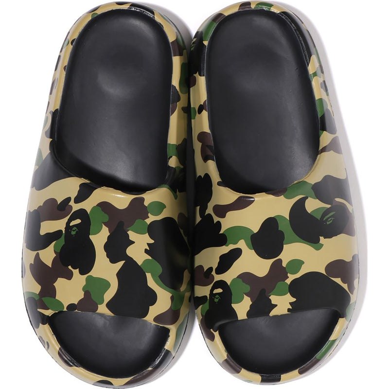 Men Bape 1st Camo Slide Sandals Sandals Yellow USA | AA7156516