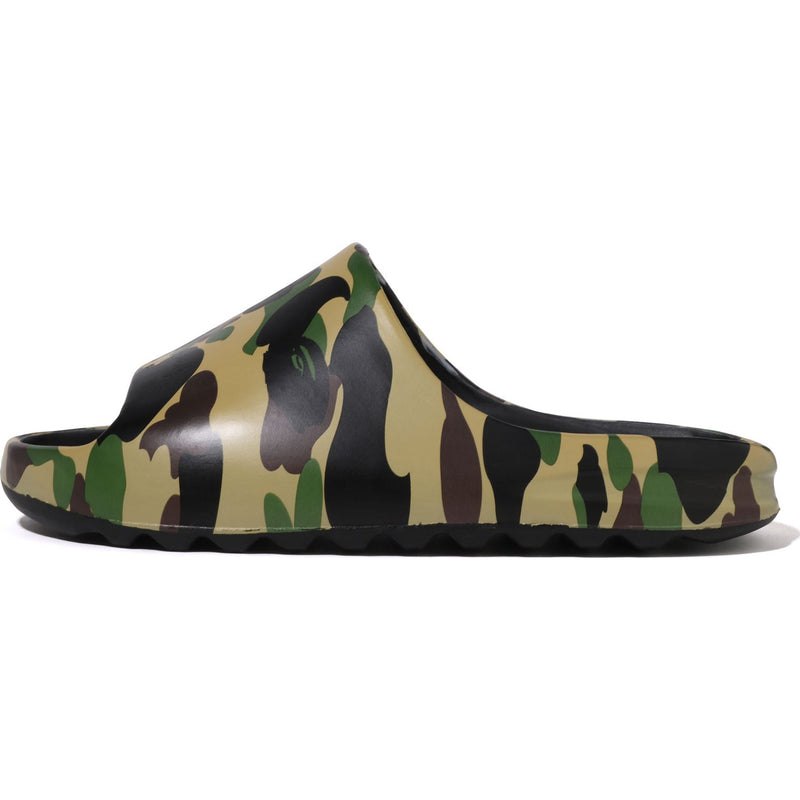 Men Bape 1st Camo Slide Sandals Sandals Yellow USA | AA7156516