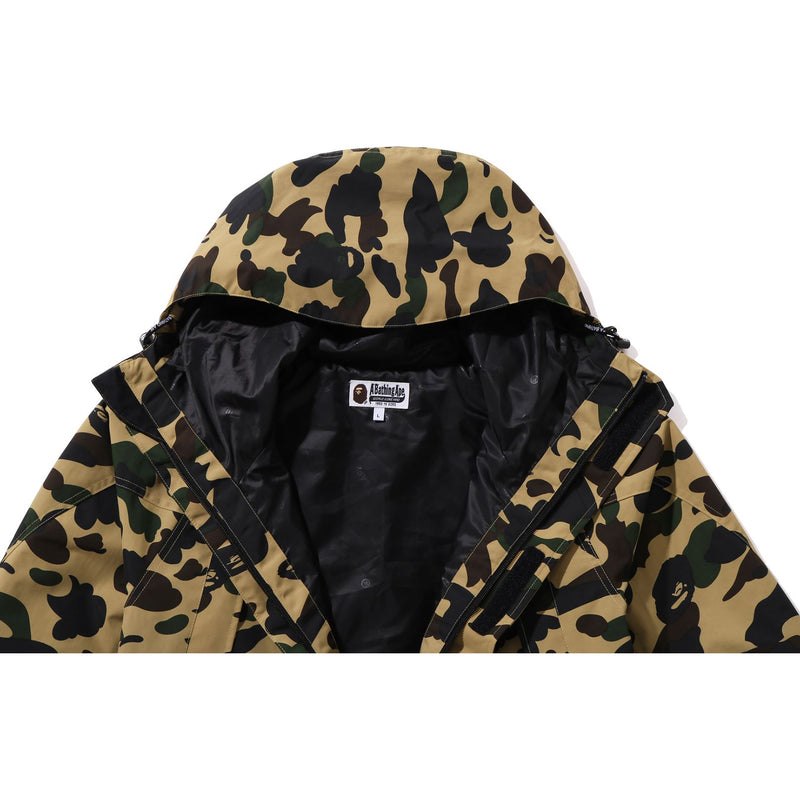 Men Bape 1st Camo Snowboard Jacket Jackets Yellow USA | EW7664664