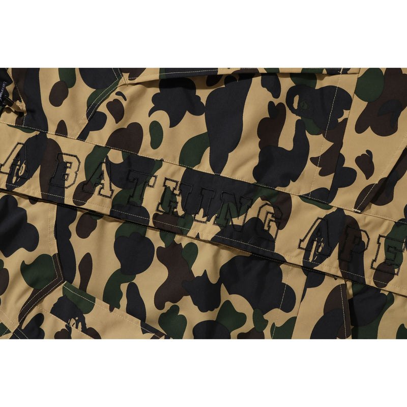 Men Bape 1st Camo Snowboard Jacket Jackets Yellow USA | EW7664664