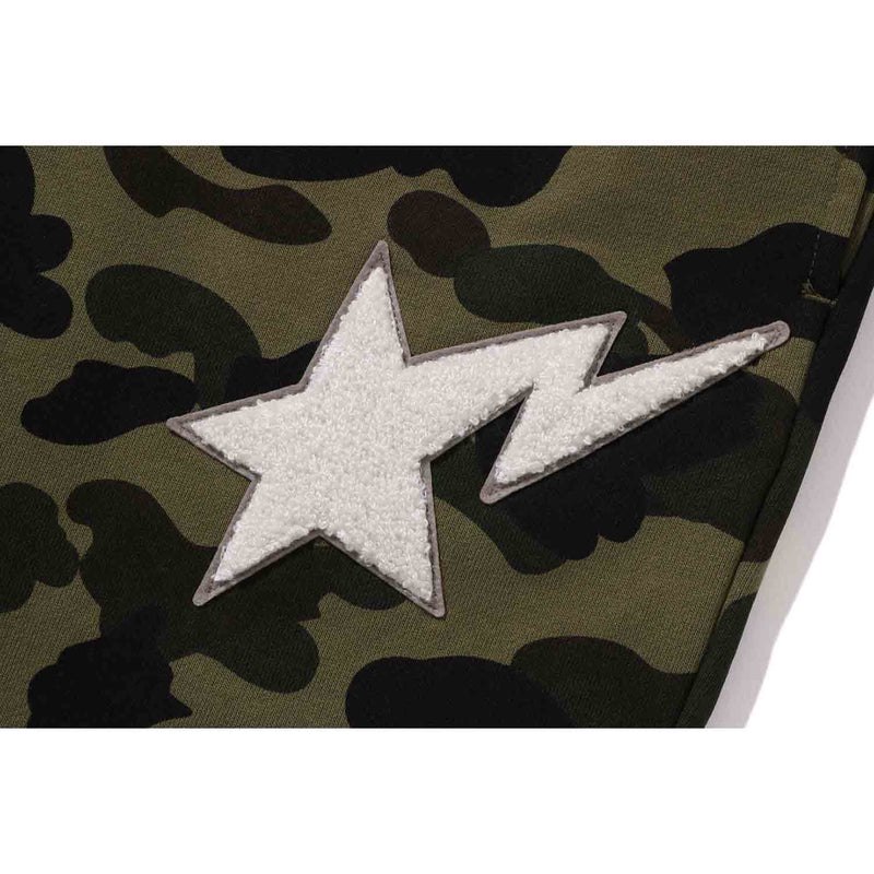 Men Bape 1st Camo Sweat Pants Pants Green USA | WK1928898