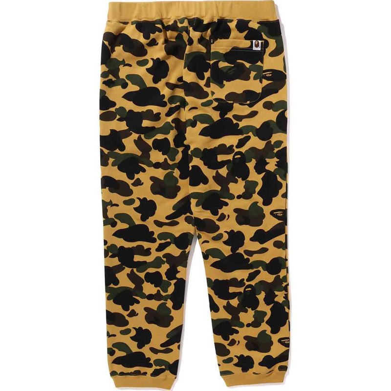 Men Bape 1st Camo Sweat Pants Pants Yellow USA | IM2489549