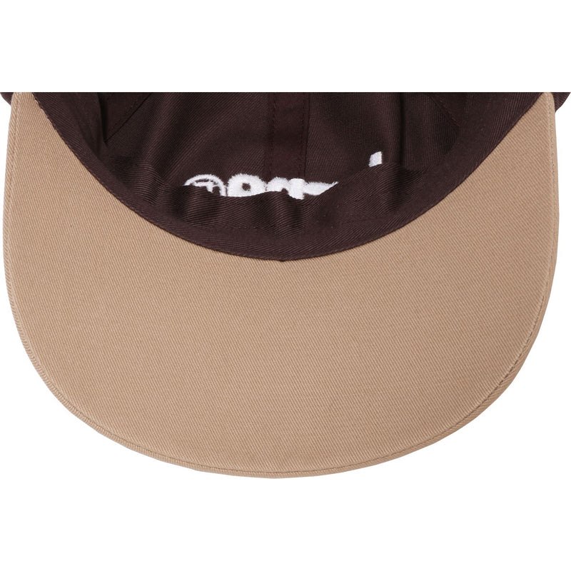 Men Bape 6panel Cap Caps Brown USA | CZ3557857