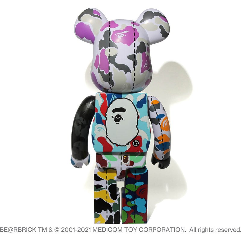 Men Bape A Bathing Ape 28th Anniversary Be@rbrick 1000% Figure Gray USA | AM5598658