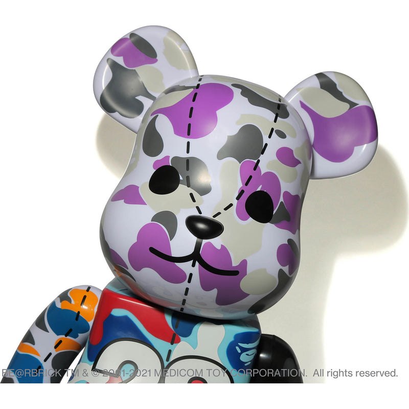 Men Bape A Bathing Ape 28th Anniversary Be@rbrick 1000% Figure Gray USA | AM5598658