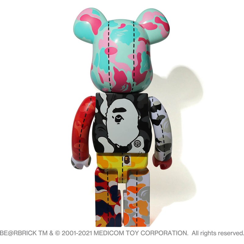 Men Bape A Bathing Ape 28th Anniversary Be@rbrick 1000% Figure Pink USA | ME9799079