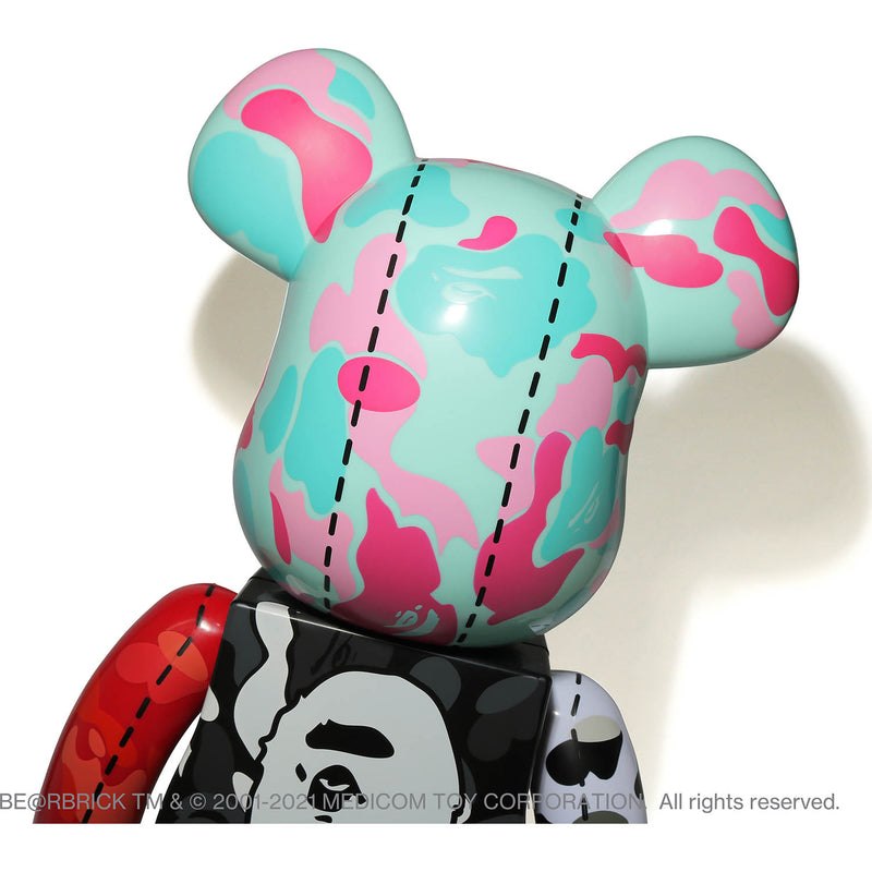 Men Bape A Bathing Ape 28th Anniversary Be@rbrick 1000% Figure Pink USA | ME9799079