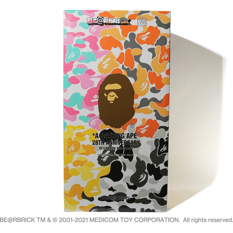 Men Bape A Bathing Ape 28th Anniversary Be@rbrick 1000% Figure Pink USA | ME9799079