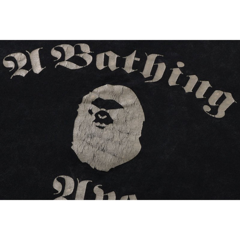 Men Bape A Bathing Ape Overdye Relaxed Fit Tee Cut And Sewn Black USA | DS6779879