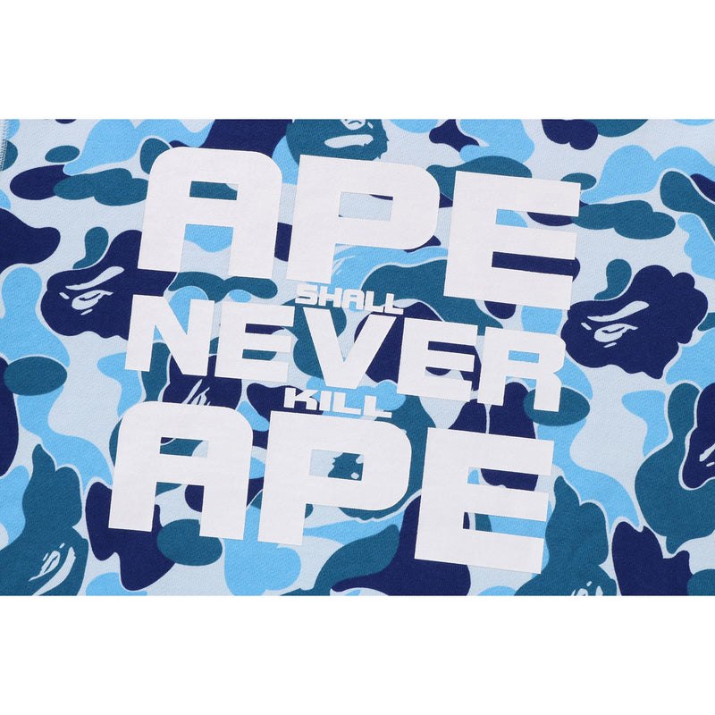 Men Bape Abc Camo Asnka Crewneck Sweatshirts Blue USA | GR7538158