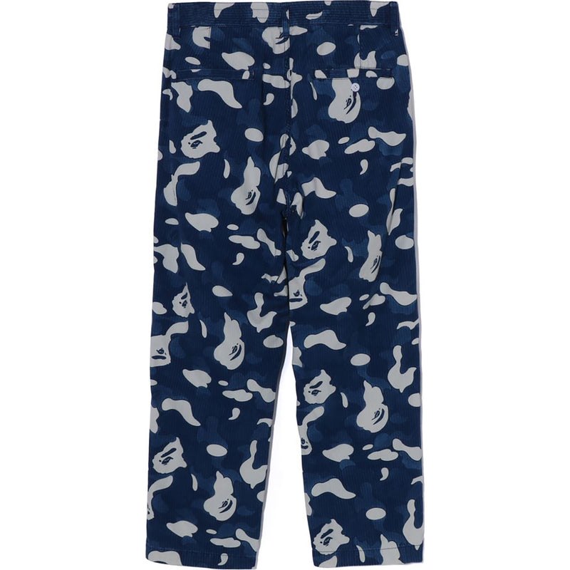 Men Bape Abc Camo Easy Pants Pants Indigo USA | LY1138218