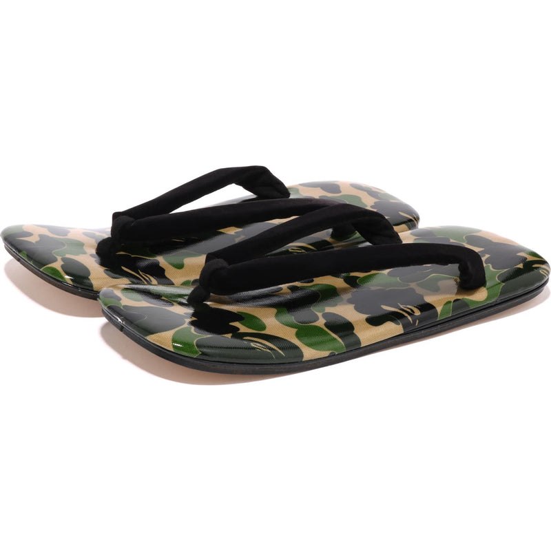 Men Bape Abc Camo Japanese Sandals Sandals Green USA | OC5223523