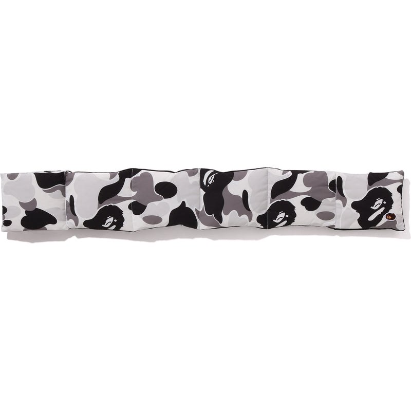 Men Bape Abc Camo Pocket Fleece Scarf Accessories Gray USA | OR8612962