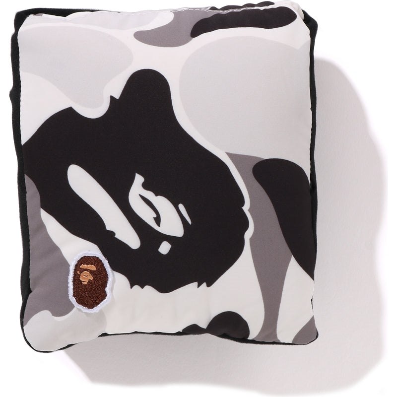 Men Bape Abc Camo Pocket Fleece Scarf Accessories Gray USA | OR8612962